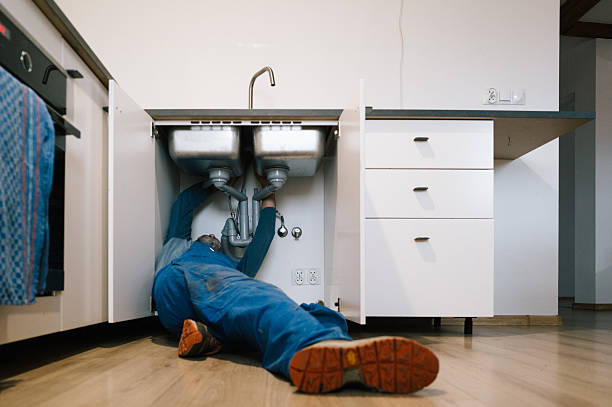 Professional Drain Cleaning technician working in East Fultonham, OH